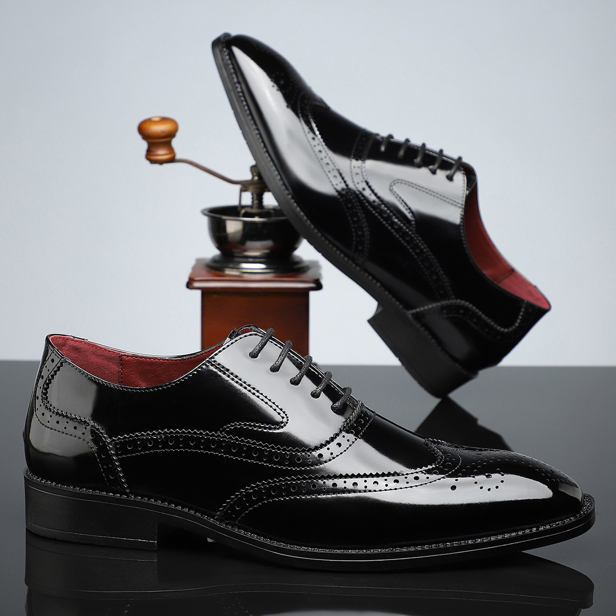 Zapatos brogue de piel Stirling