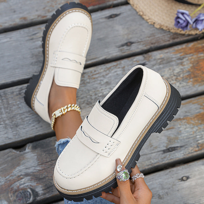 Mocasines de ante con plataforma Bromley