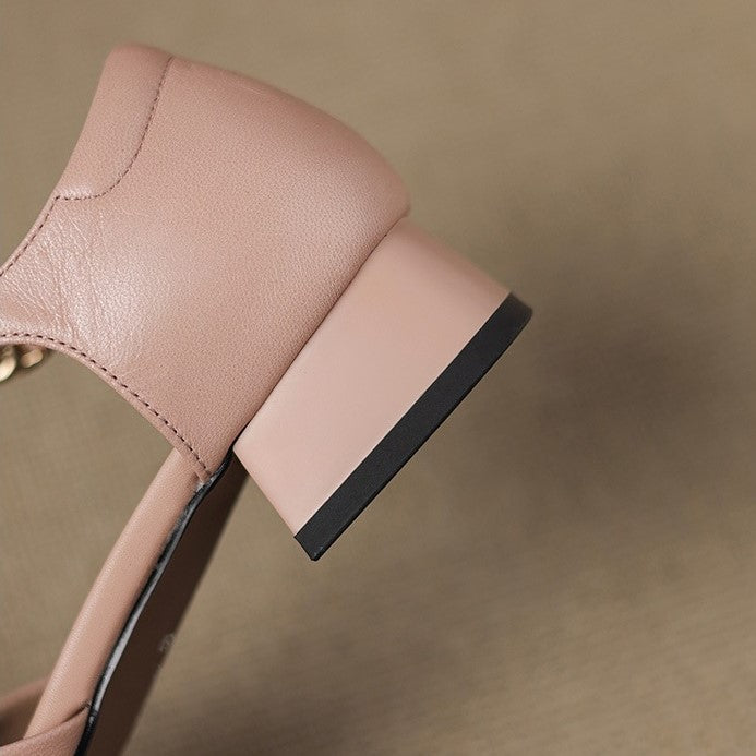 Merceditas de piel Hartley Buckled