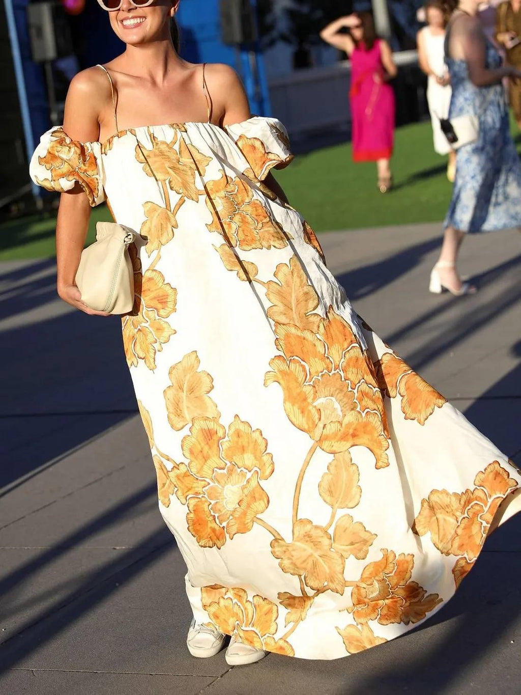 Vestido estampado de flores