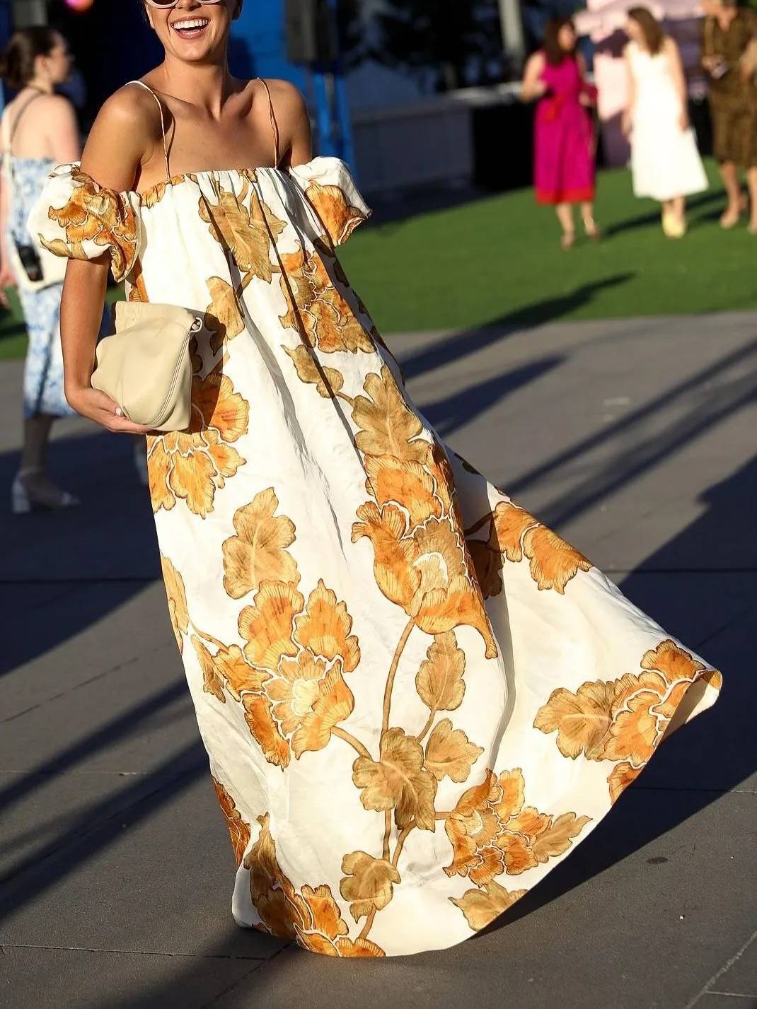 Vestido estampado de flores