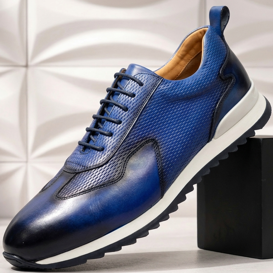 Zapatillas de piel Reuben Cowhide