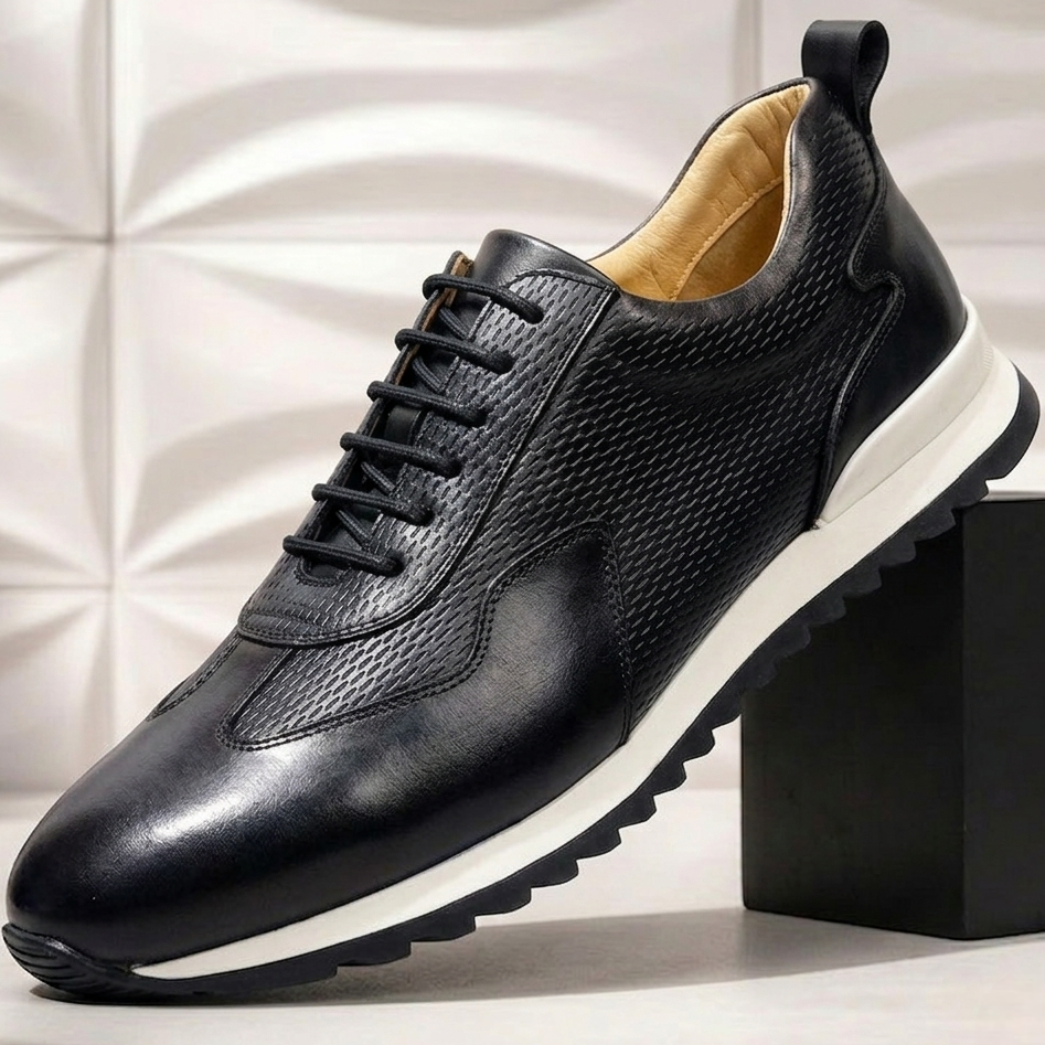 Zapatillas de piel Reuben Cowhide