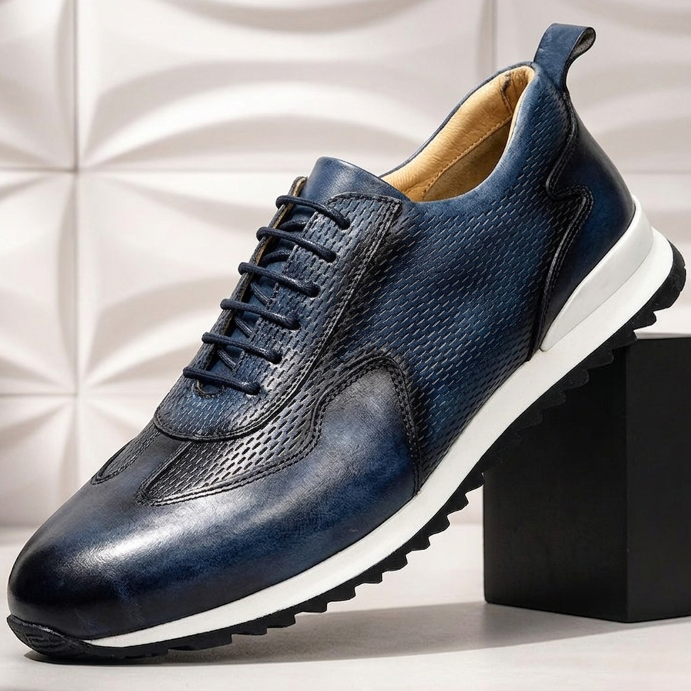 Zapatillas de piel Reuben Cowhide