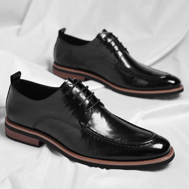 Zapatos derby de piel Vaughan