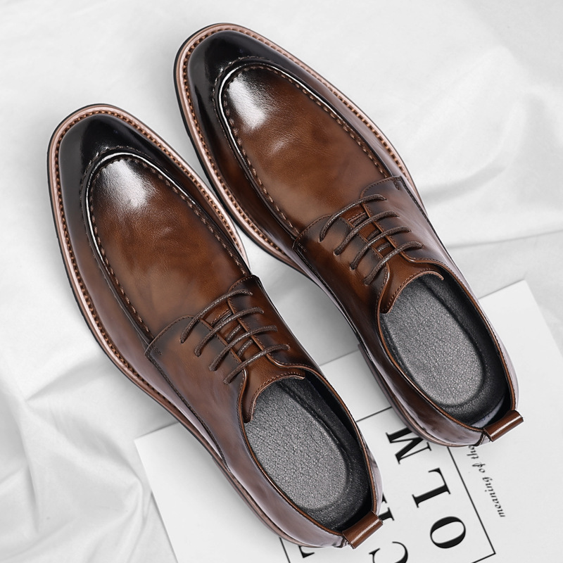 Zapatos derby de piel Vaughan
