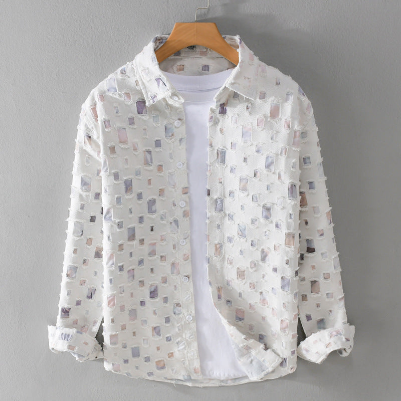 Camisa Mosaic Collared