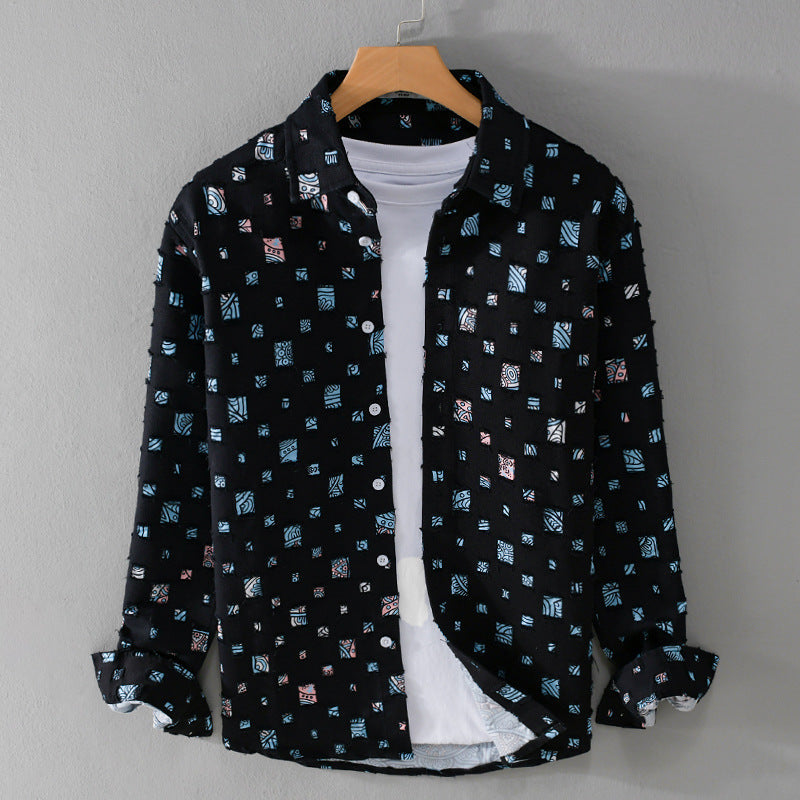 Camisa Mosaic Collared