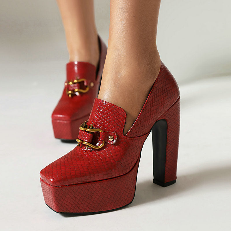 Zapatos de tacón con plataforma Alessia