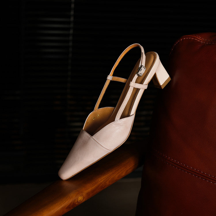 Zapatos de tacón de piel Dante