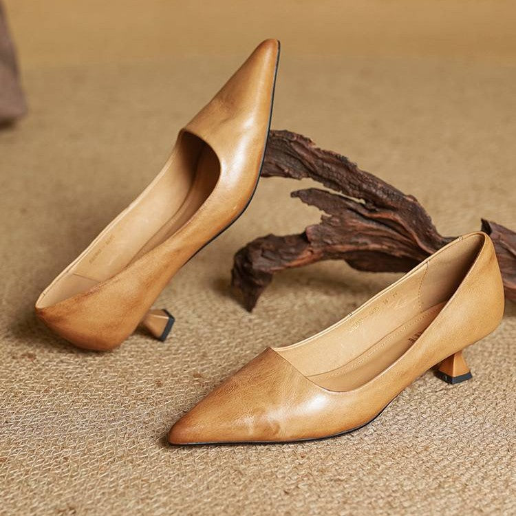 Zapatos de tacón de piel Noah Sculpted