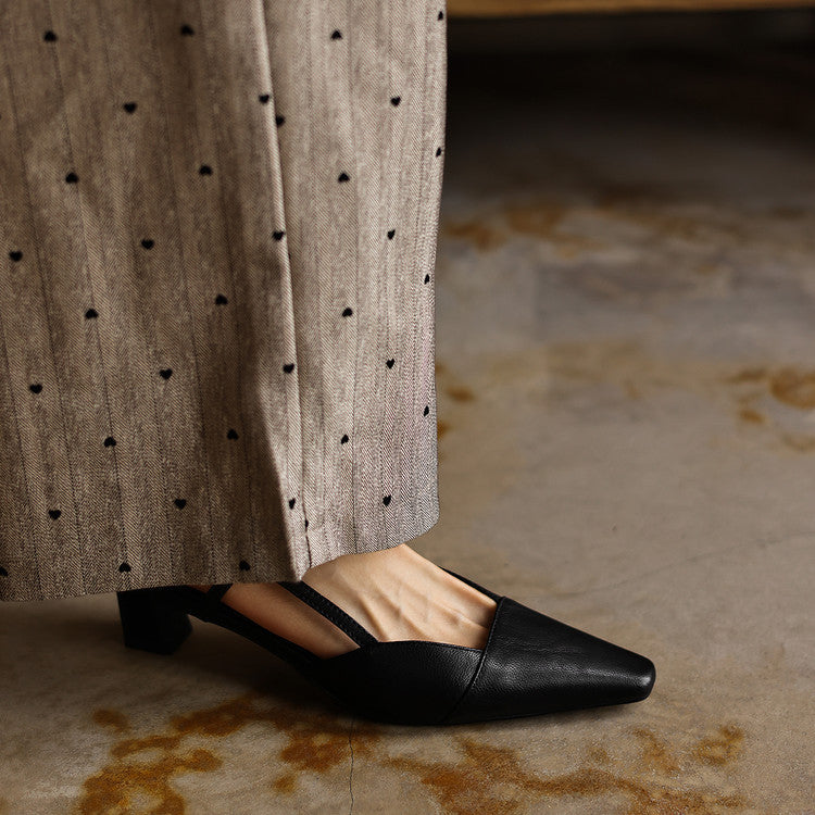 Zapatos de tacón de piel Dante