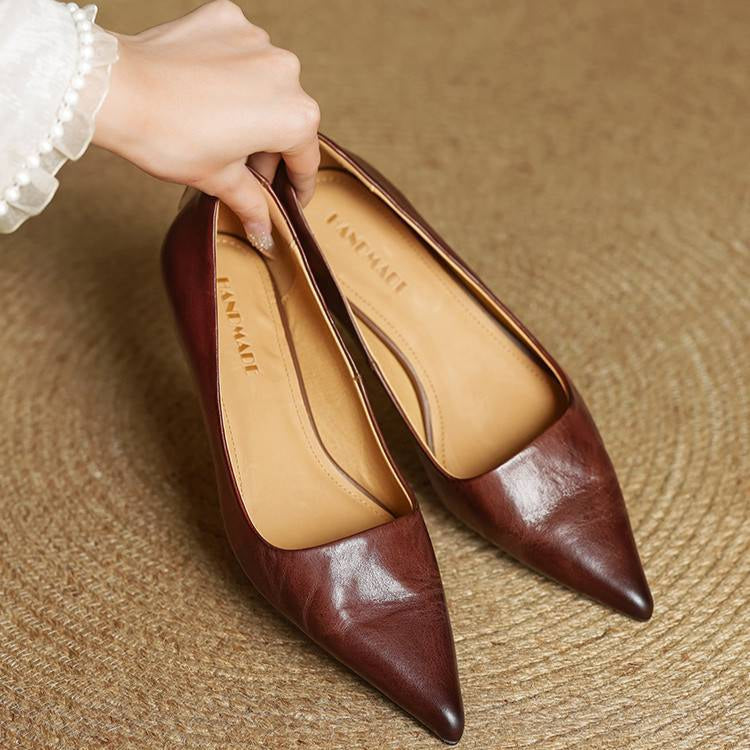 Zapatos de tacón de piel Hartley