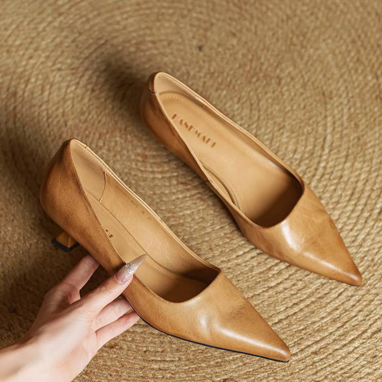 Zapatos de tacón de piel Hartley