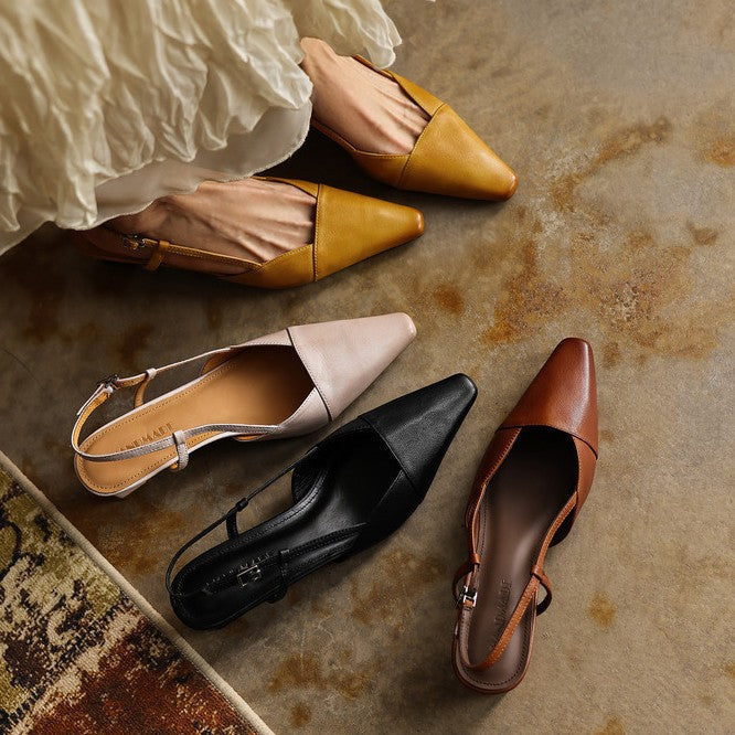 Zapatos de tacón de piel Dante