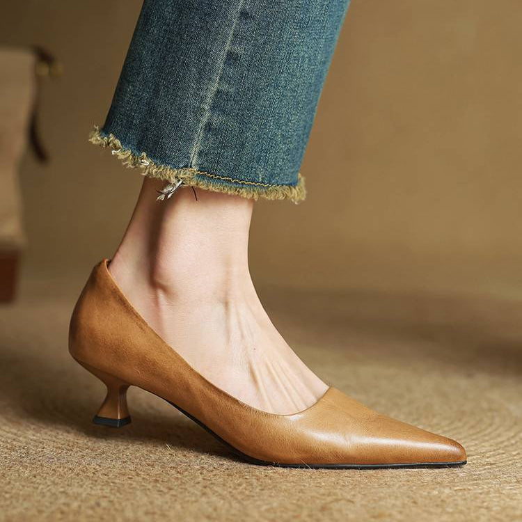 Zapatos de tacón de piel Hartley