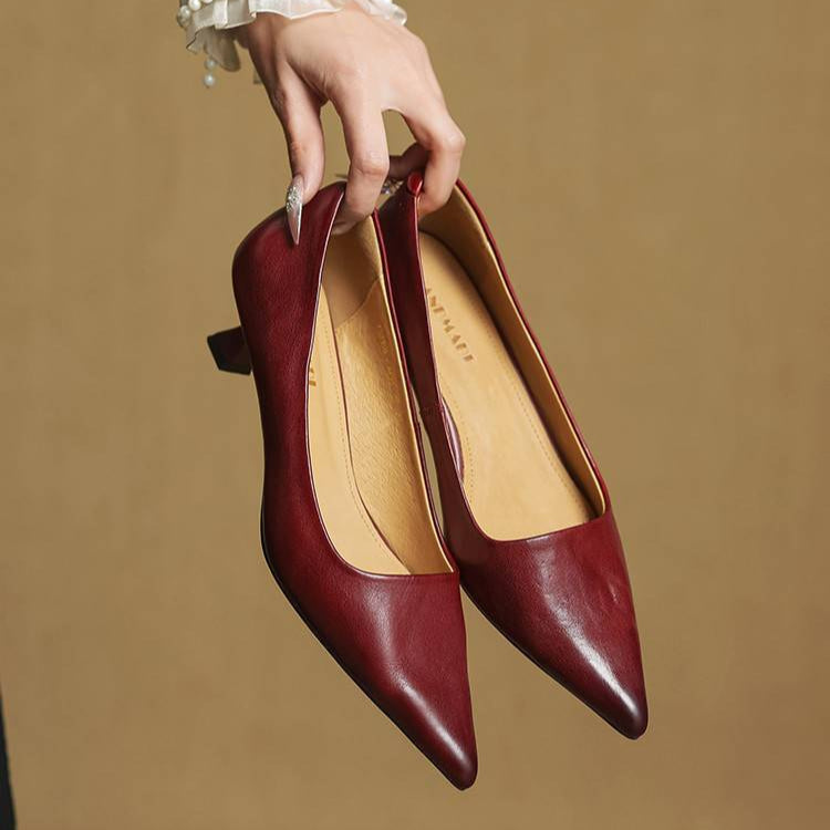 Zapatos de tacón de piel Hartley
