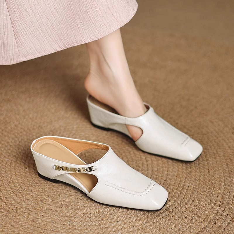 Mules de piel Hattie