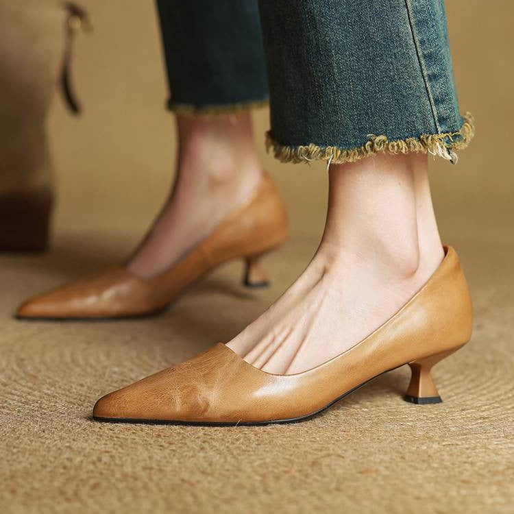 Zapatos de tacón de piel Noah Sculpted
