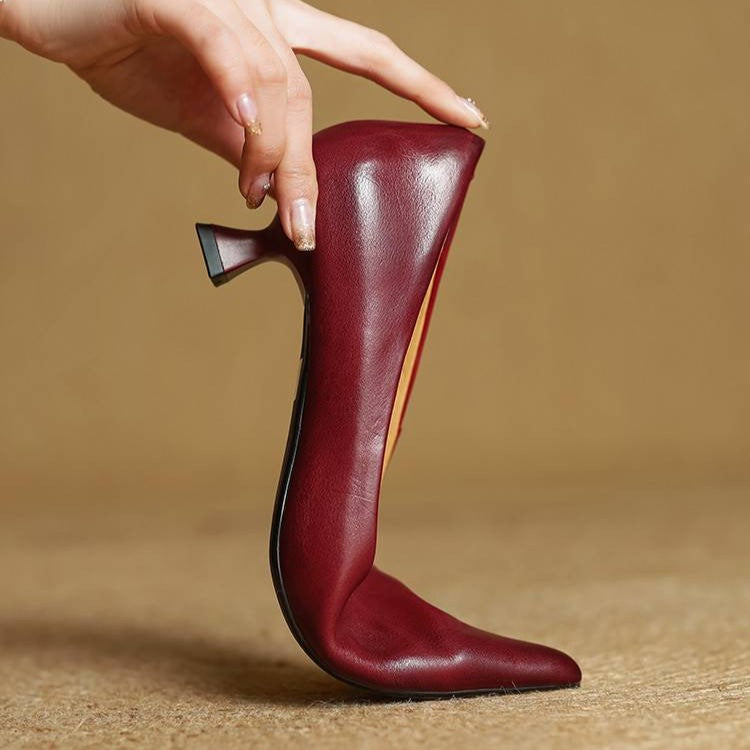 Zapatos de tacón de piel Noah Sculpted