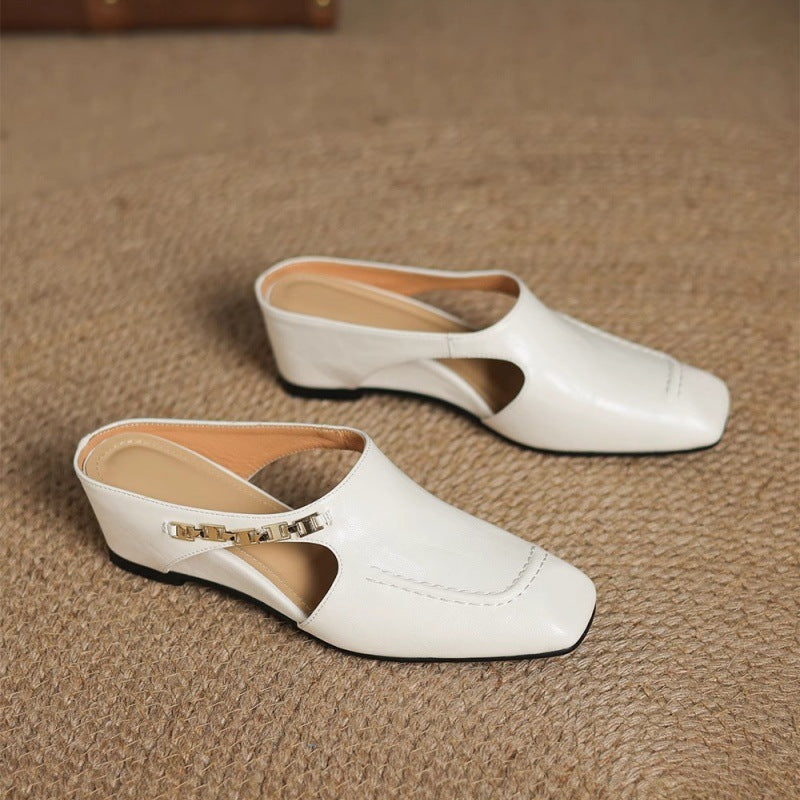 Mules de piel Hattie