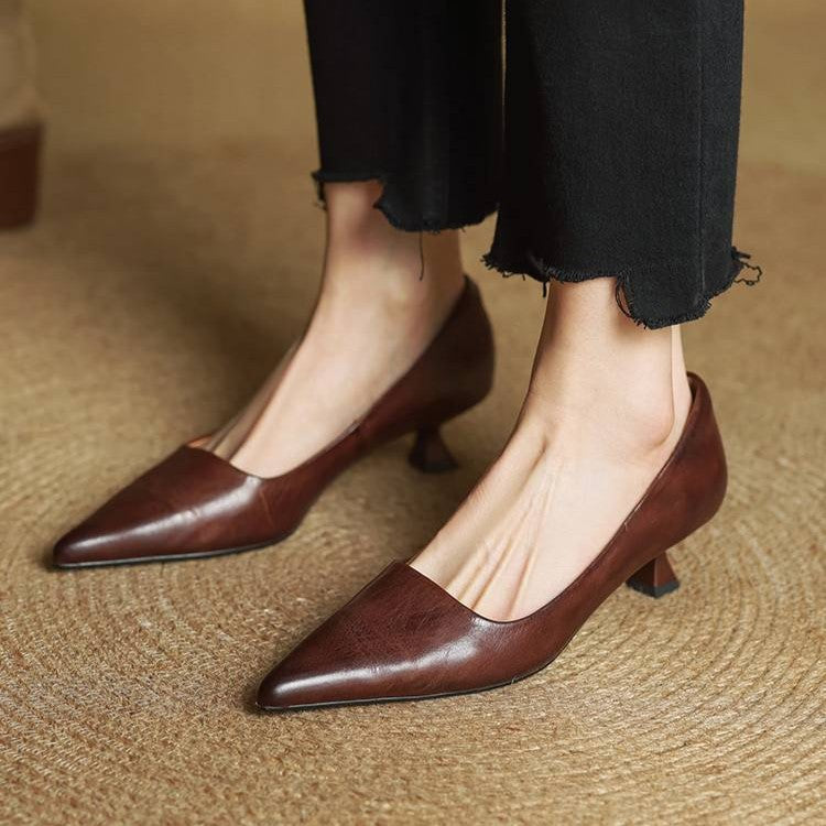 Zapatos de tacón de piel Noah Sculpted