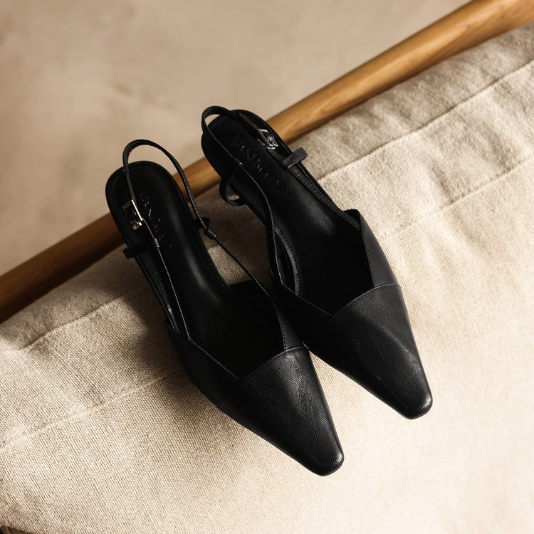 Zapatos de tacón de piel Dante