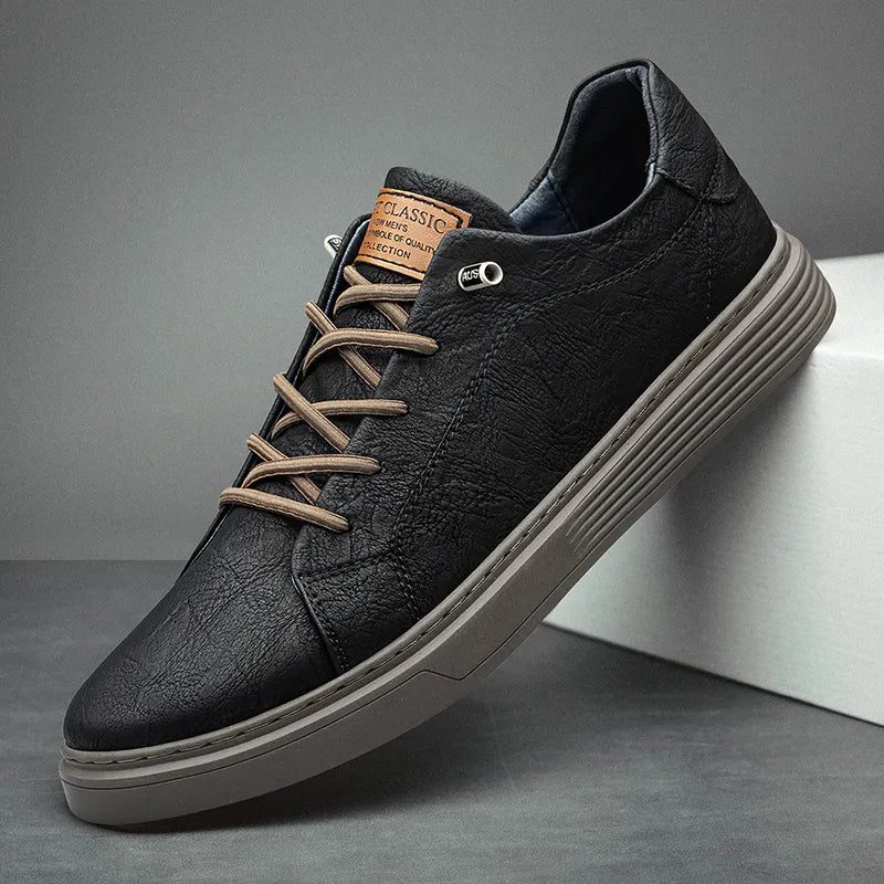 Zapatillas de piel Oxfords