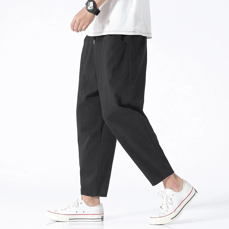 Pantalón corto de lino Kyoto