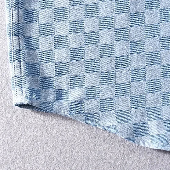 Camisa de denim Mason Checkered