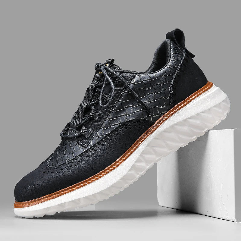 Zapatillas de piel Drake Burnished