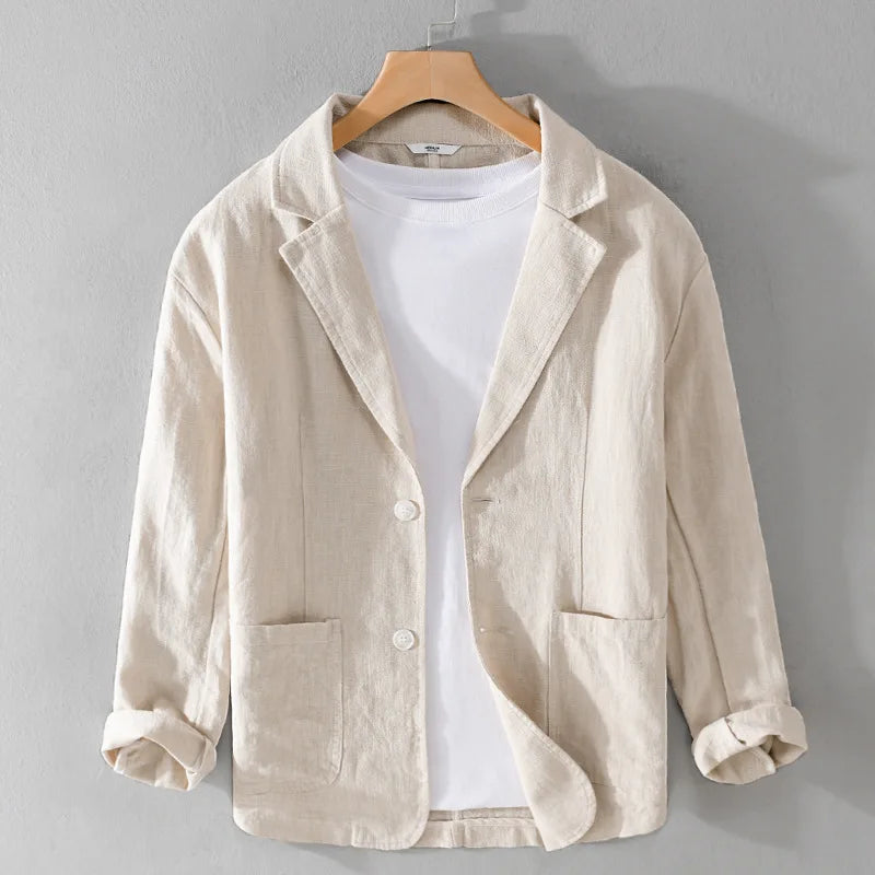 Chaqueta de lino Leandro