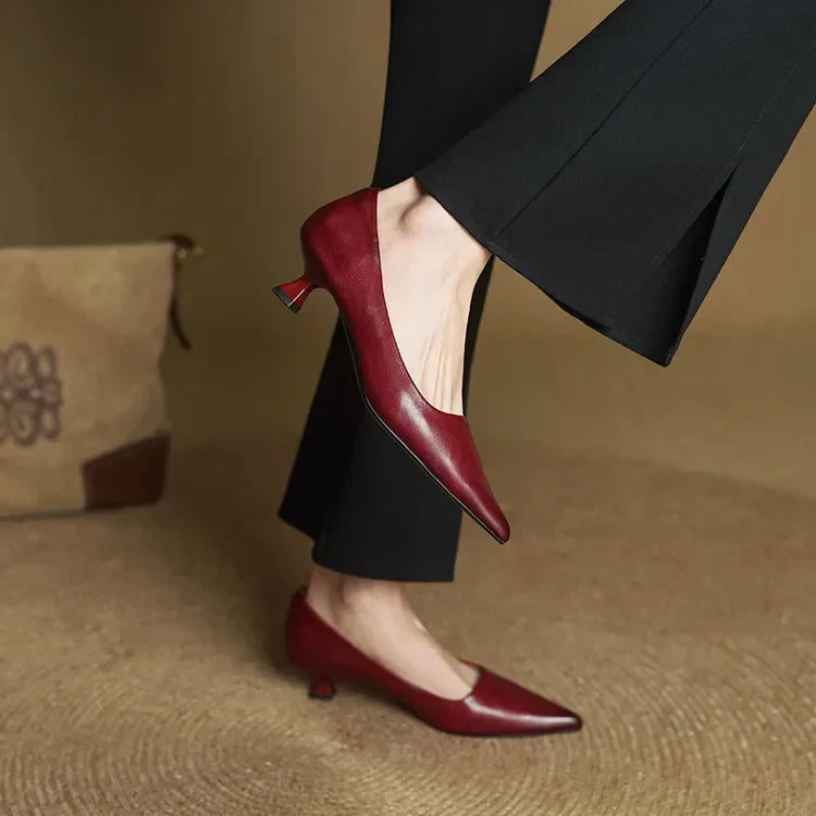 Zapatos de tacón de piel Hartley