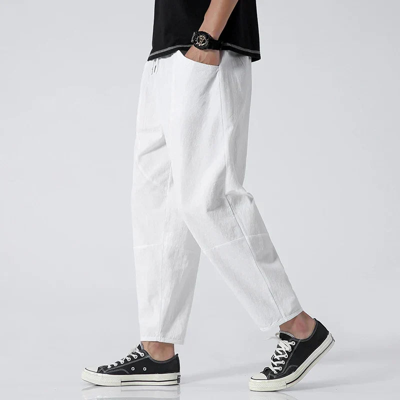 Pantalón corto de lino Kyoto
