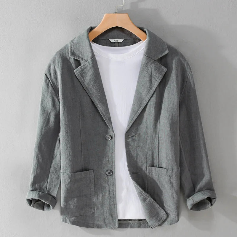 Chaqueta de lino Leandro