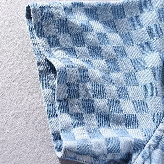 Camisa de denim Mason Checkered