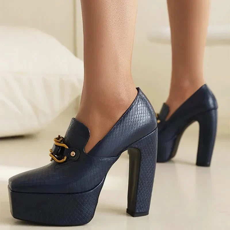 Zapatos de tacón con plataforma Alessia