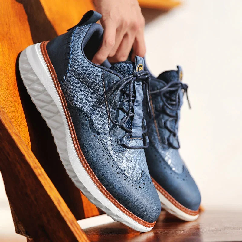 Zapatillas de piel Drake Burnished