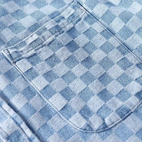 Camisa de denim Mason Checkered