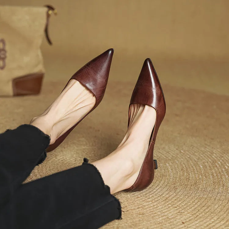 Zapatos de tacón de piel Hartley