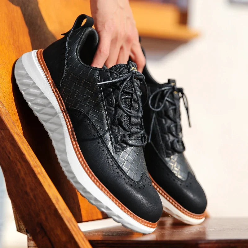 Zapatillas de piel Drake Burnished