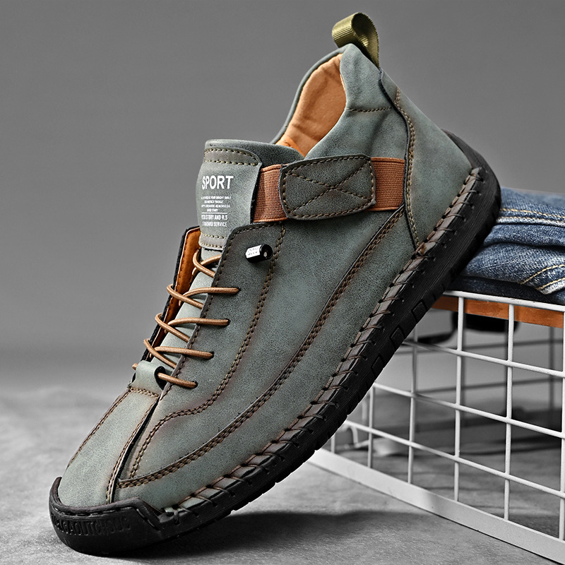 Zapatillas hecho a mano de piel Calder