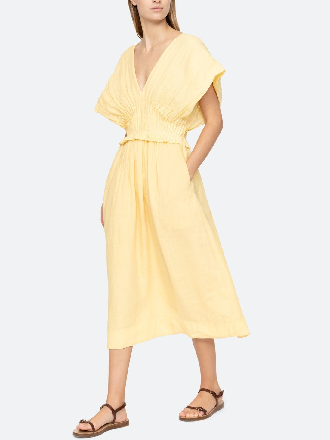 Vestido midi oversize