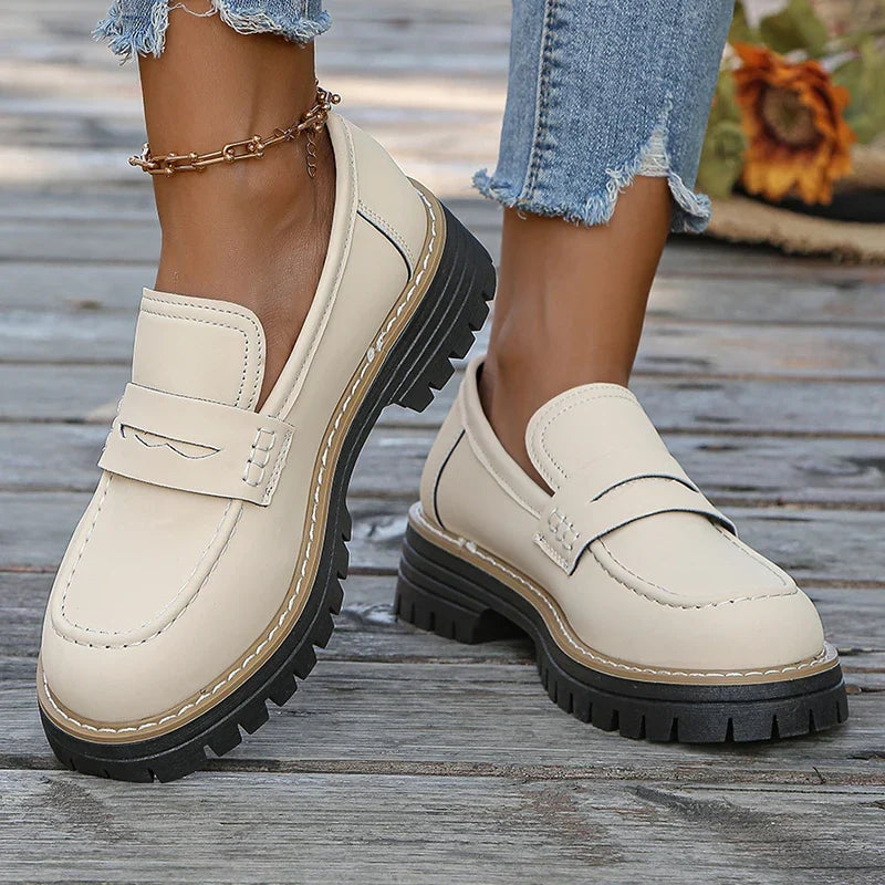 Mocasines de ante con plataforma Bromley