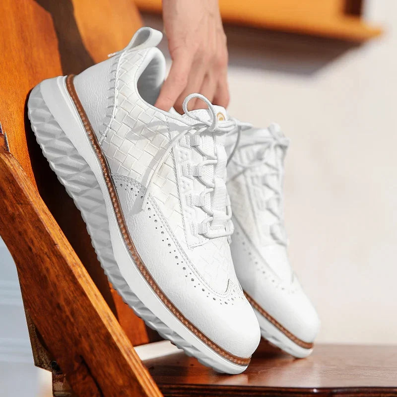Zapatillas de piel Drake Burnished