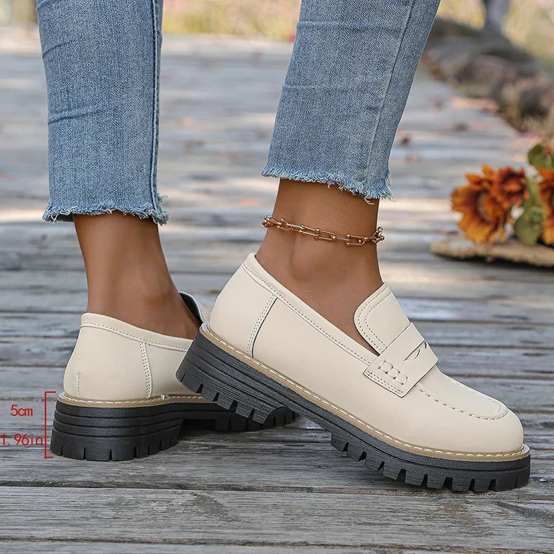 Mocasines de ante con plataforma Bromley