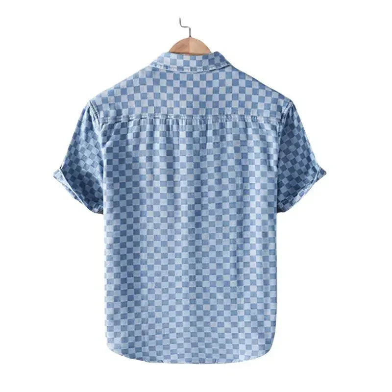 Camisa de denim Mason Checkered