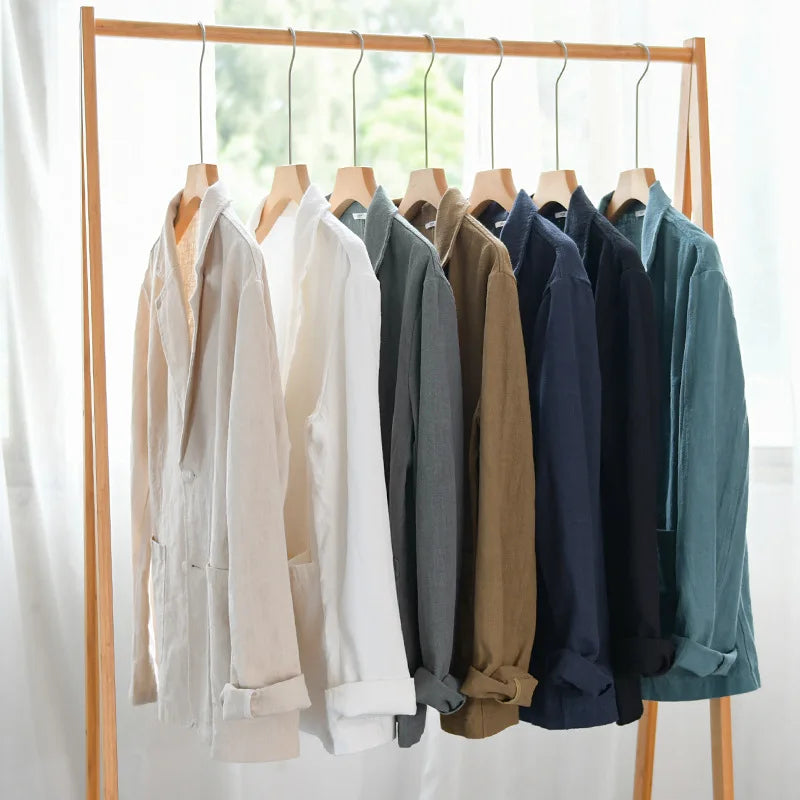 Chaqueta de lino Leandro