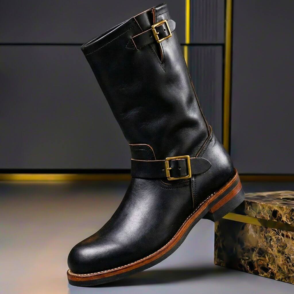 Botas vintage de piel Bancroft