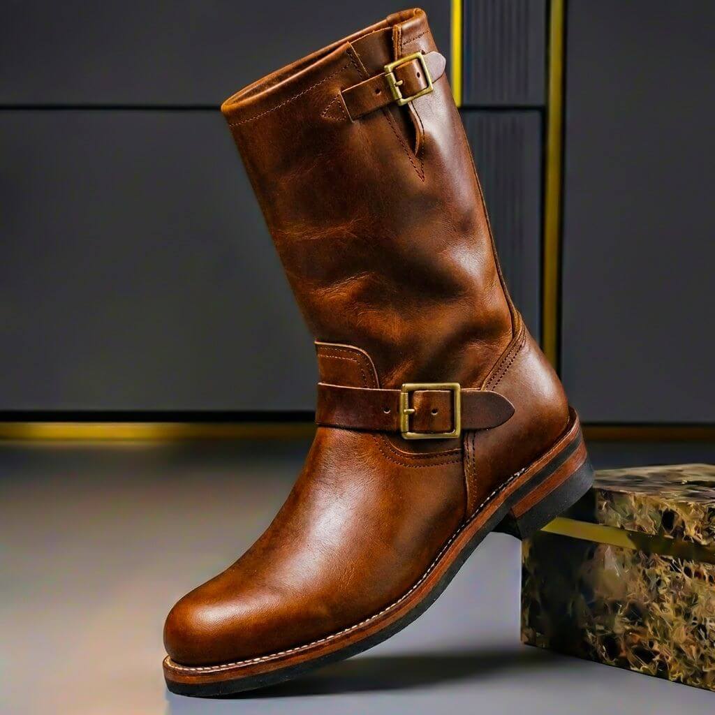 Botas vintage de piel Bancroft